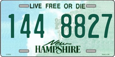 NH license plate 1448827