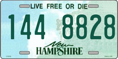 NH license plate 1448828