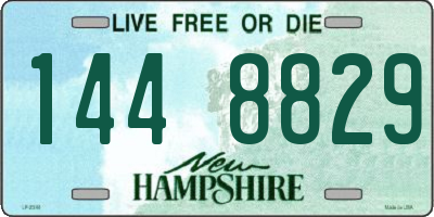 NH license plate 1448829
