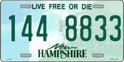 NH license plate 1448833