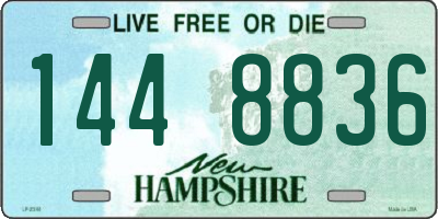NH license plate 1448836