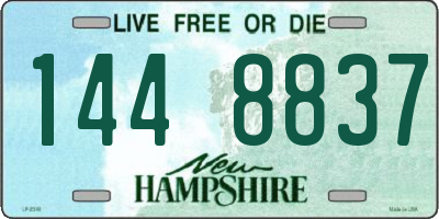 NH license plate 1448837