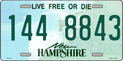 NH license plate 1448843