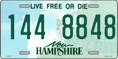 NH license plate 1448848
