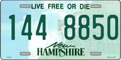 NH license plate 1448850