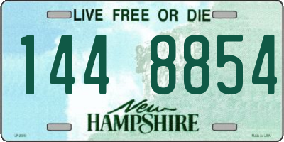 NH license plate 1448854
