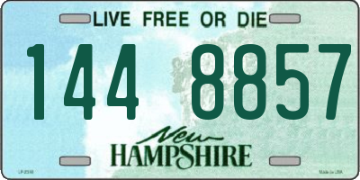 NH license plate 1448857