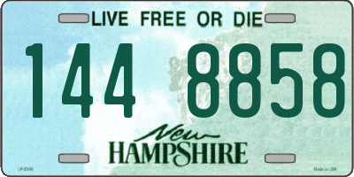 NH license plate 1448858