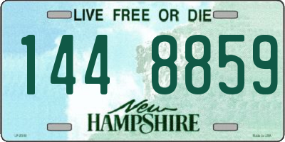 NH license plate 1448859