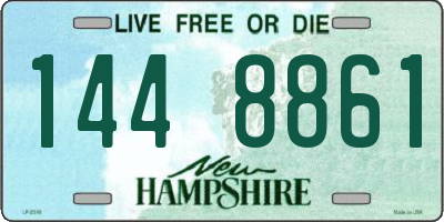 NH license plate 1448861