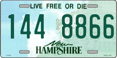NH license plate 1448866