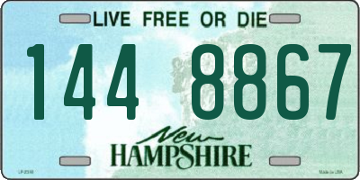 NH license plate 1448867