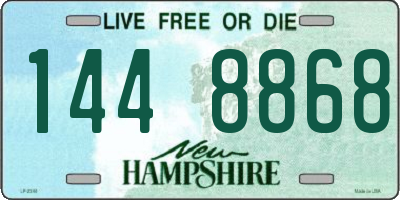 NH license plate 1448868