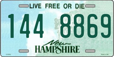 NH license plate 1448869