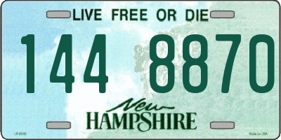NH license plate 1448870
