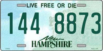 NH license plate 1448873