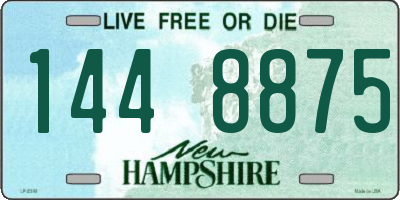 NH license plate 1448875