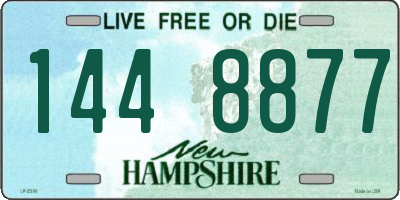 NH license plate 1448877