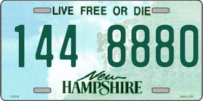 NH license plate 1448880