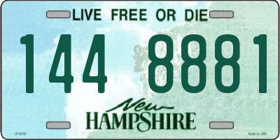 NH license plate 1448881