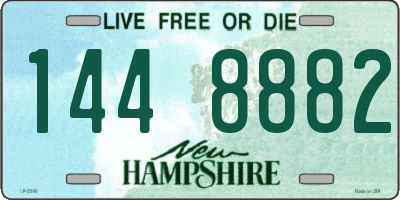NH license plate 1448882