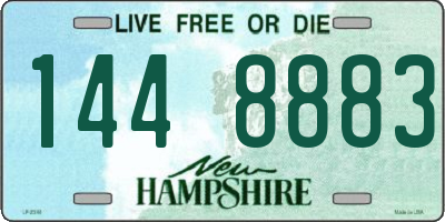 NH license plate 1448883
