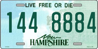NH license plate 1448884