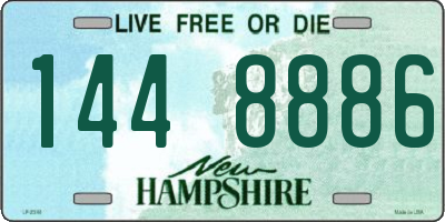 NH license plate 1448886