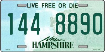 NH license plate 1448890
