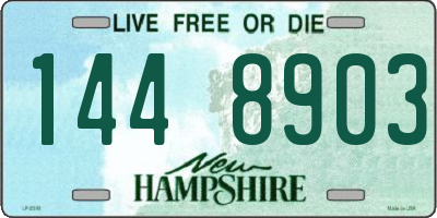 NH license plate 1448903