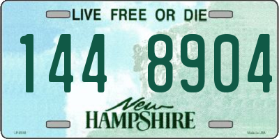NH license plate 1448904