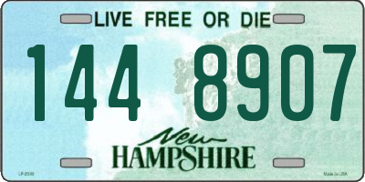 NH license plate 1448907