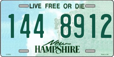 NH license plate 1448912