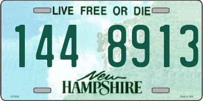 NH license plate 1448913