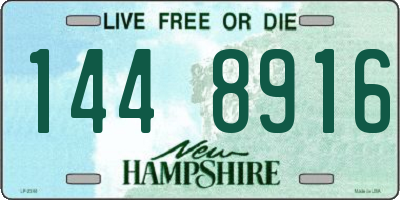 NH license plate 1448916