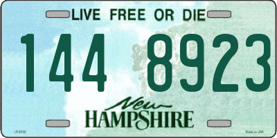 NH license plate 1448923