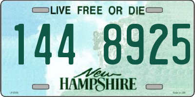 NH license plate 1448925