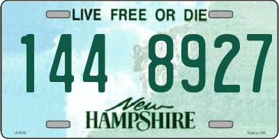 NH license plate 1448927