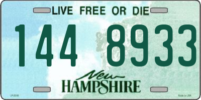 NH license plate 1448933