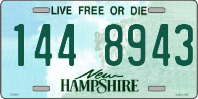 NH license plate 1448943
