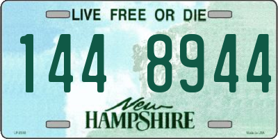NH license plate 1448944