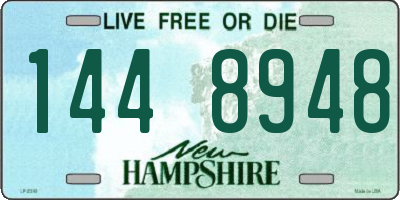 NH license plate 1448948