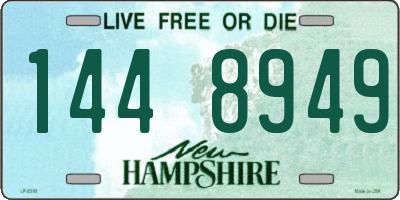 NH license plate 1448949