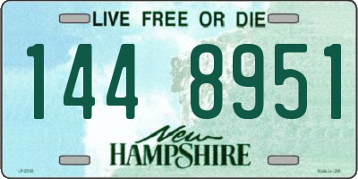 NH license plate 1448951