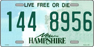 NH license plate 1448956