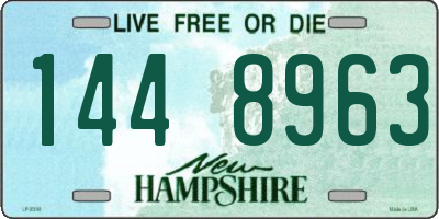 NH license plate 1448963