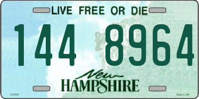 NH license plate 1448964