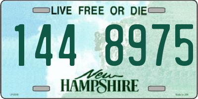NH license plate 1448975