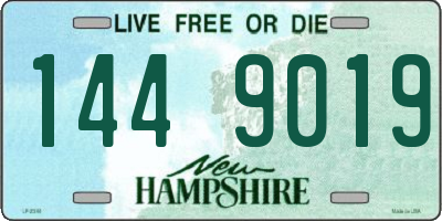 NH license plate 1449019