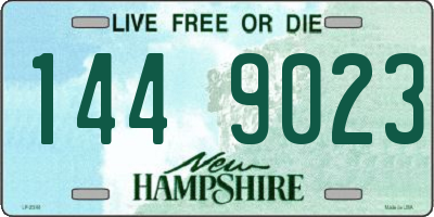 NH license plate 1449023